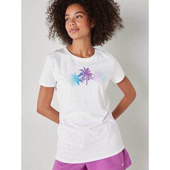 Pink Victoria's Secret Shirt and Dad Shorts - Picture 4 of 4